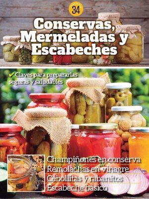 cover image of Conservas, mermeladas y escabeches